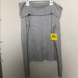 off the shoulder sweater